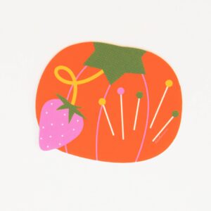 tomato pin cushion sticker vinyl waterproof sticker