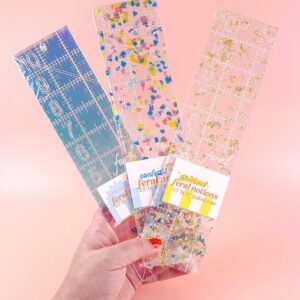 2.5 by 10 in quilting ruler