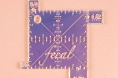 iridescent seam gauge