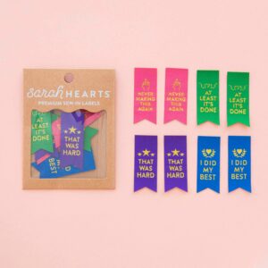 sarcastic award ribbon multipack sewing and quilting labels