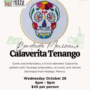 Bordado Mexicano: Calaverita Tenango