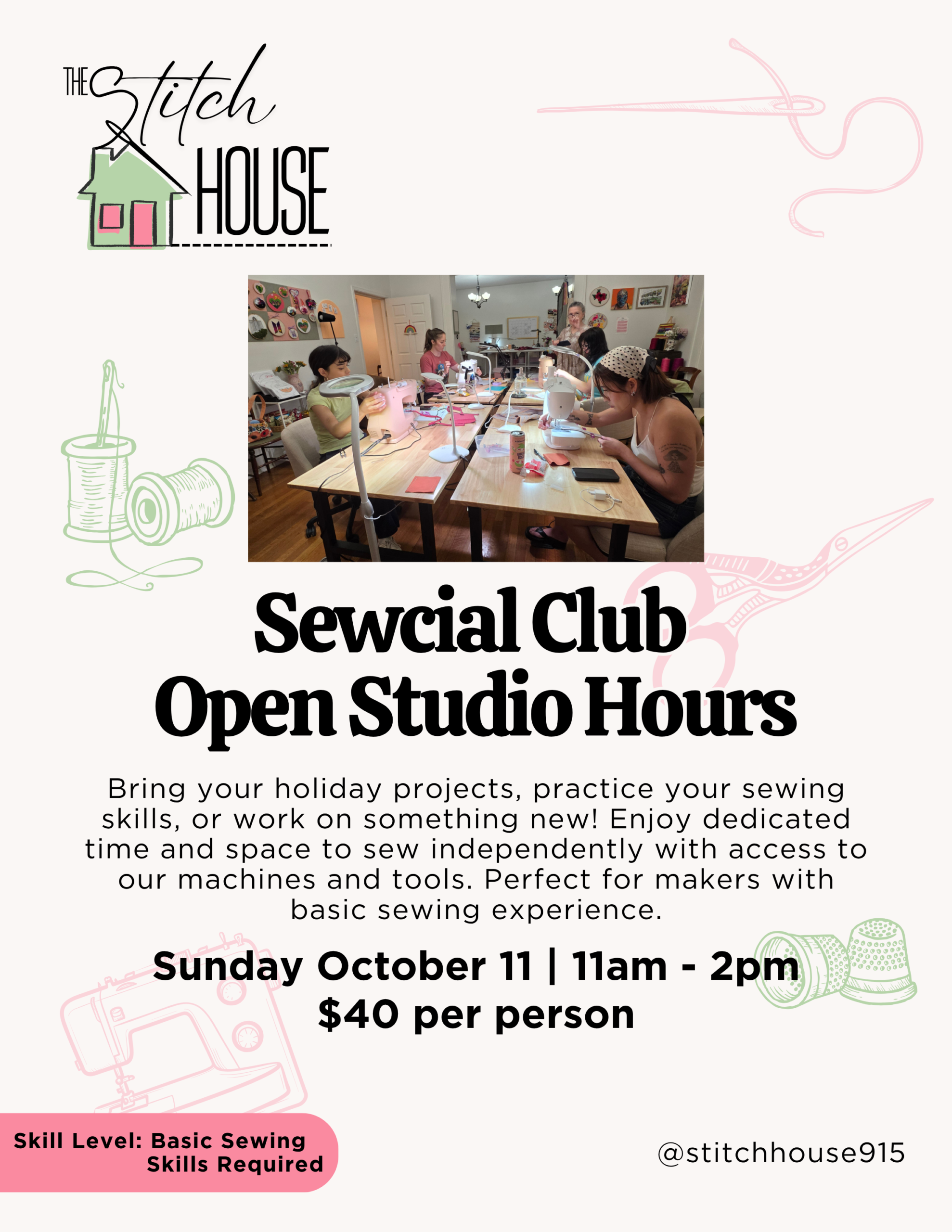 Sewing: Open Studio Hours