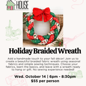 Holiday Braided Wreath