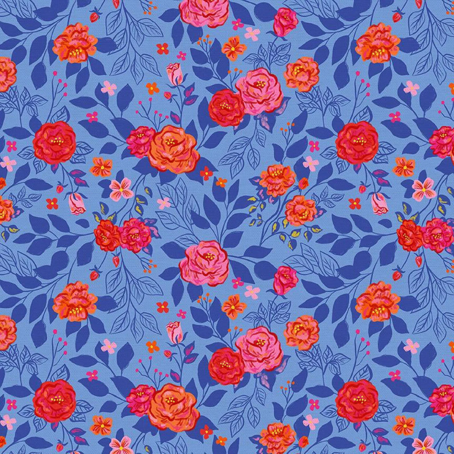 Rose Garden - Dia De los Muertos - PBS Fabrics