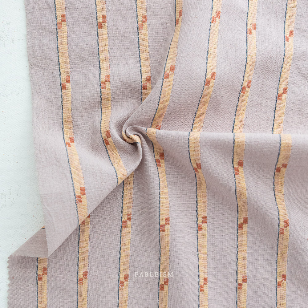 Monarch Grove Dove Track Stripe Woven