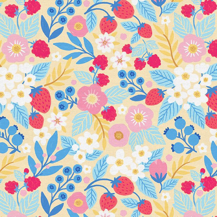 Floral Berry - PBS Fabrics