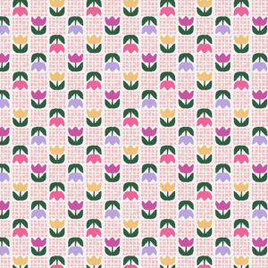 Tulip Grid - PBS Fabrics