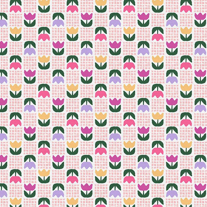 Tulip Grid - PBS Fabrics