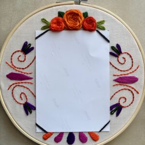 Ofrenda Photo Frame DIY Hand Embroidery Kit by CushiCushi915