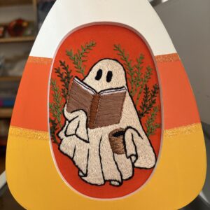 Bookish Florencio the Ghost DIY Hand Embroidery Kit by CushiCushi915